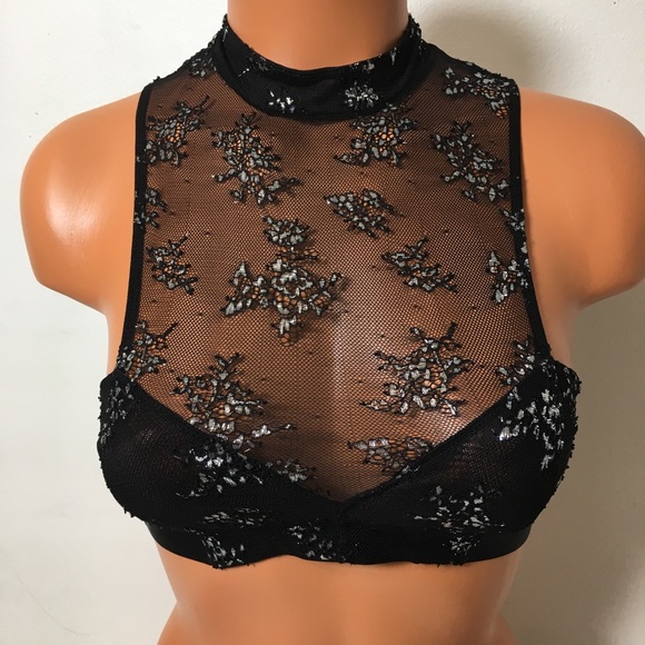 Victoria's Secret Other - NEW VICTORIA’S SECRET STRAPPY HIGH NECK FLORAL BRA